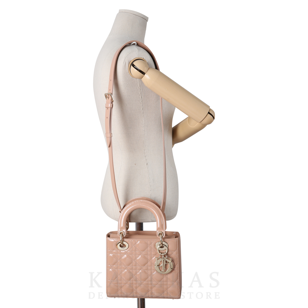 CHRISTIAN DIOR(USED)크리스찬디올 레이디디올 페이던트 스몰 핑크